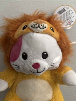 Disguisimals WHISKERS the Lion Cat Plush Peek-A-Boo Toys 14.5  Stuffed Animal