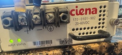 Ciena 170-0101-902 DC POWER SUPPLY for CN 5150 20V DC to 60V DC 300 W Tested