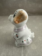 Vintage Porcelain Dog Salt Or Pepper Shaker Cute