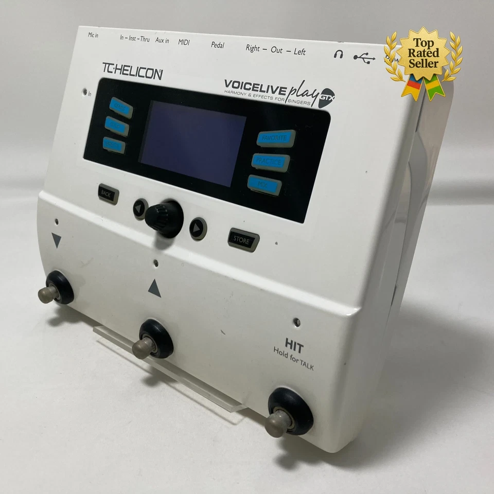 TC Helicon VoiceLive Play GTX With Switch-3 Vocal Effect Processor  Used Stocked - Image 3 of 4