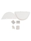 1 Set Pool Wing & Pod Shoe Comb Kit ABS Wei? F??r Hayward Navigator Staubsauger