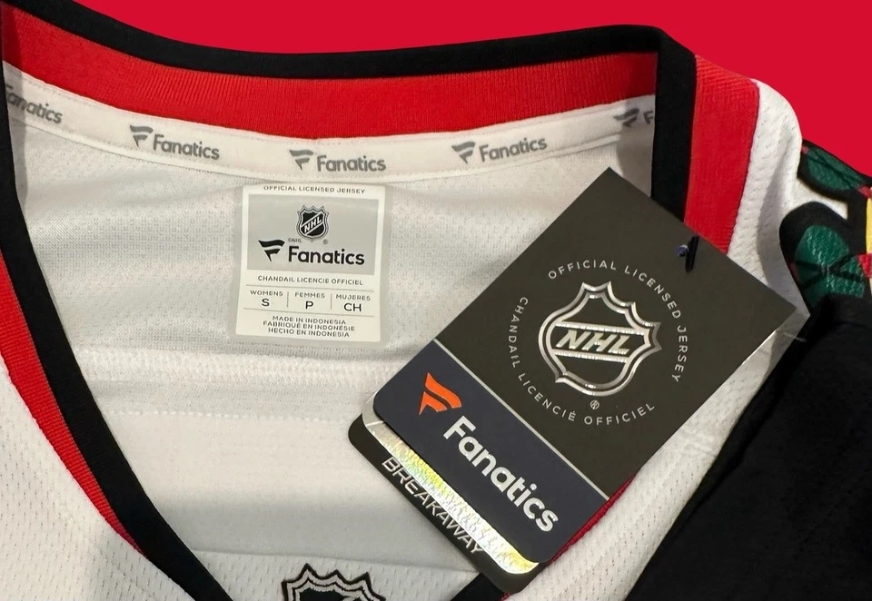 Chicago Blackhawks Jersey Womens Small White NHL Hockey Patrick Kane 88 Fanatics - Image 3 of 4