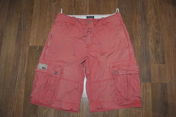 Men Polo Jeans Shorts Pink Cotton 32
