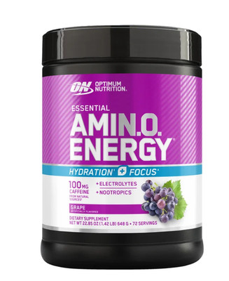 Optimum Nutrition Amino Energy Electrolytes,BCAA,Grape 72 Serving;Exp:11/18/2027