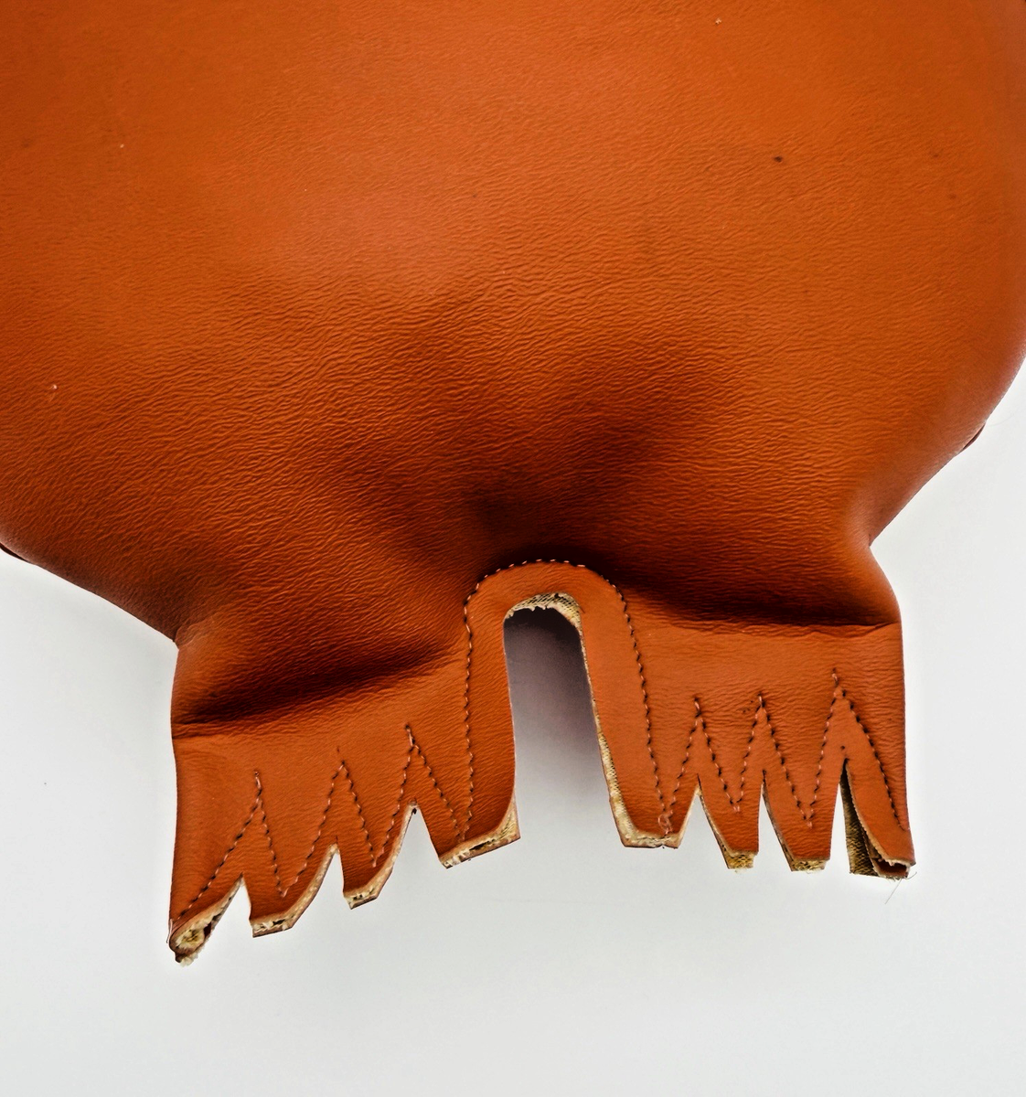 Nauga Monster Doll Copper Color Uniroyal Naugahyde Advertising