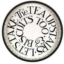 Round Serving Tray 28cm Emma Bridgewater Black Toast Tin Deep Well Tray