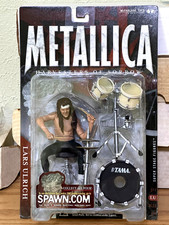 2001 McFarlane Toys METALLICA HARVESTER OF SORROW Lars Ulrich DRUM SET EXC COND!