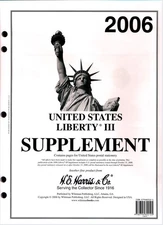 H E Harris Liberty 3 2006 Stamp Album Supplement ( HE HARRIS LIBERTY III 2006 )