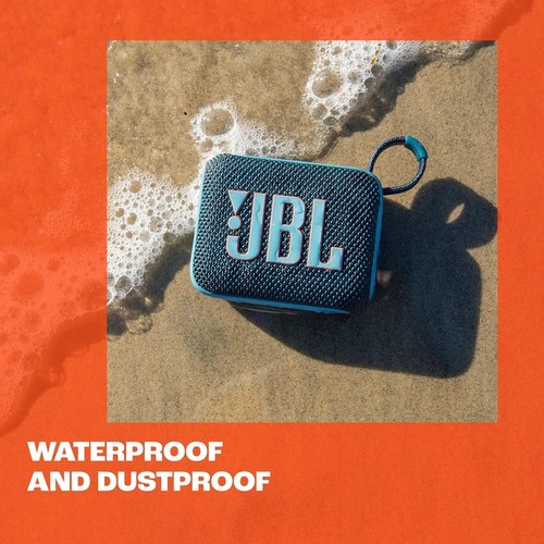 JBL GO 4 SPEAKER BLUETOOTH WATERPROOF IP67 CASSA ALTOPARLANTE PORTATILE SQUAD - Foto 20 di 24