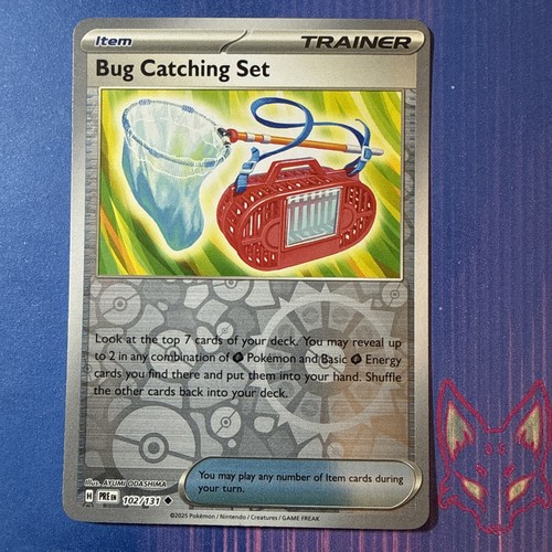 Prismatic Evolutions - NM - Bug Catching Set 102/131 Reverse Holo (US Seller - Picture 1 of 2