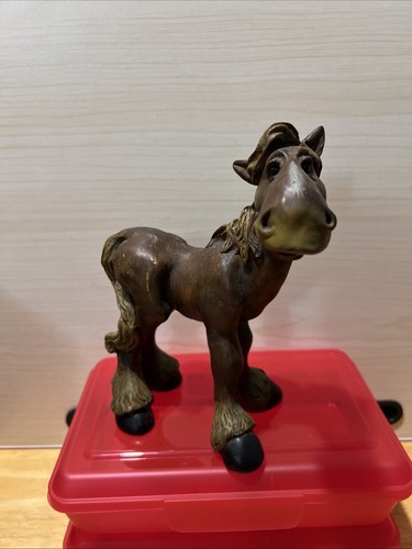 Vintage Elmer Horse Figurine Standing Unmarked Unbranded  4” - Picture 3 of 13