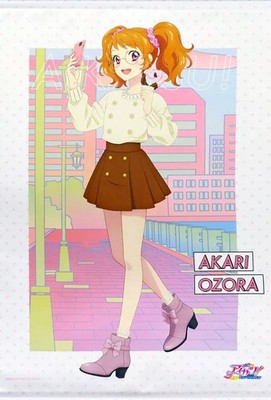 Movic Aikatsu Akari Ohzora Casual Food Tour B2 Tapestry Polyester