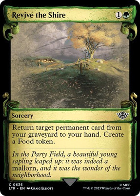 MTG - Revive the Shire - Silver Foil - Herr der Ringe - Magic the Gathering