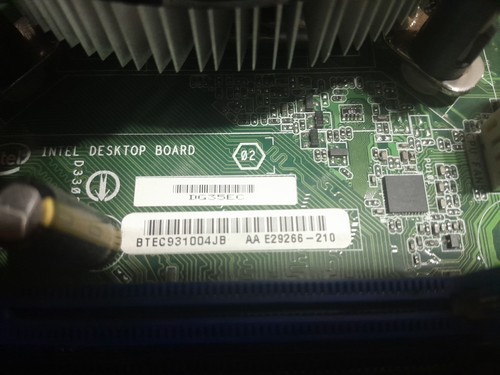 INTEL DESKTOP MOTHERBOARD, DG35EC, CPU, RAM - Photo 6/7