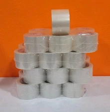 24 Rolls Carton Sealing Clear Packing Tape Box Shipping 1.8 mil 3" x 110 Yards