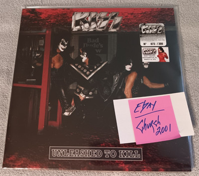 KISS EU Import Vinyl 2 Lps 'UNLEASHED TO KISS' Crystal Vinyl Limited 1975