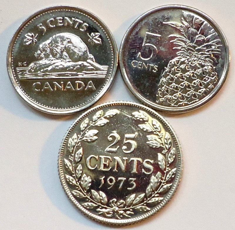 FOREIGN WORLD COINS LOT OF 3, SEE PICS, *FREE SHIPPING*   (# 02)