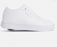 Heelys Niñas Niños Jóvenes Pro 20 Blanco Talla 3 Skate Tenis Zapatos Ruedas Tenis
