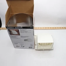 Everbilt Wide Mouth Dryer Vent Hood in White