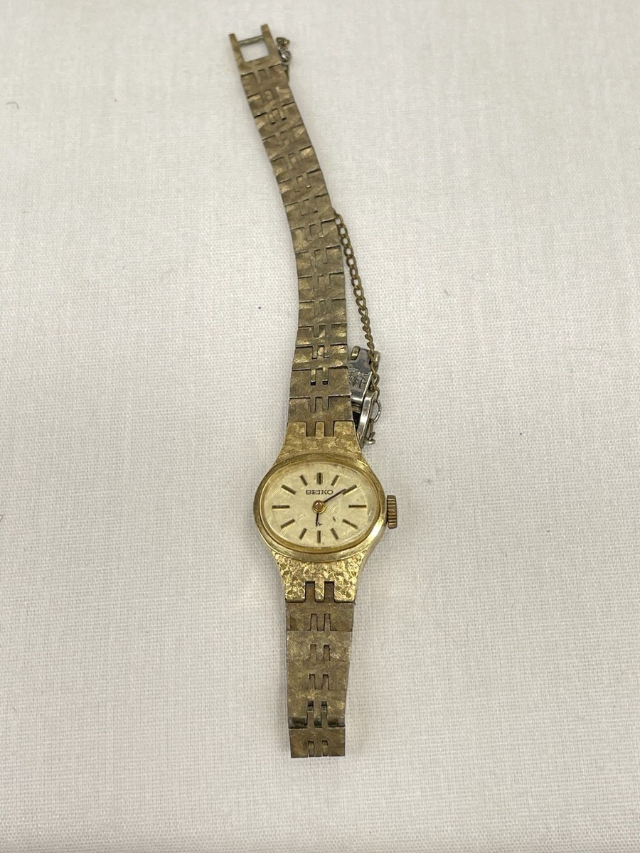 Vtg Seiko Gold Tone Automatic Wind-up Watch Vintage Seiko 5 Automatic Watch Men 23 Jewels 5126-7010 Gold  main image 4