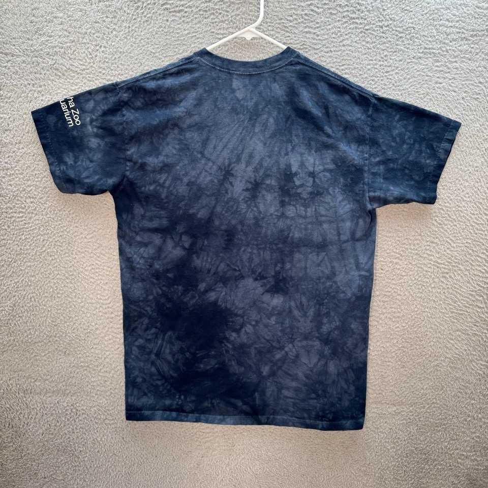 Camisa The Mountain Adulto Grande Azul Tie Dye Tigre Naturaleza Zoo Grunge Patinador Y2K Foto 2 de 4