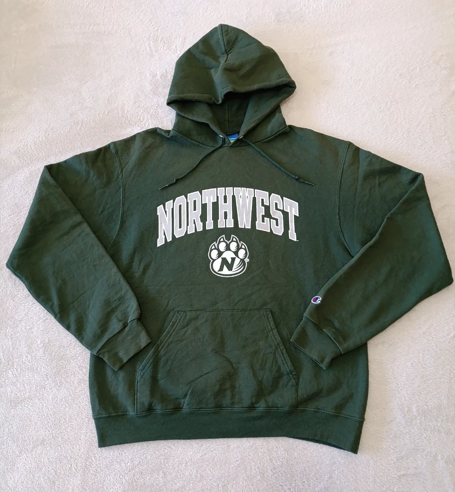 Hoodie Champion Northwestern Wildcats NCAA Vert Homme M Sweat USA University - Photo 2/4