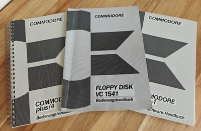 Commodore plus/4, 3-plus-1, Floppy Disk VC 1541  Bedienungshandbücher