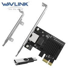 5G Base-T PCIe Network Card 5G NIC PCIe Express Adapter PCIe to RJ45 w/Brackets