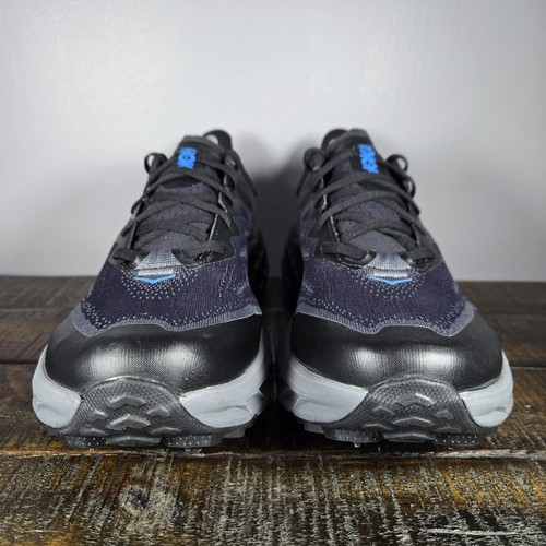 Hoka One One SpeedGoat 5 Spike Low GTX Mens Size 11 D Running Shoes Black Gray - Picture 3 of 12