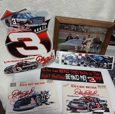 Dale Earnhardt Picture,bumper Stickers,Decals, And Sign.