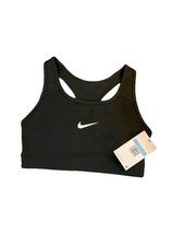 NEW! NIKE [M] Women's Swoosh Sports/Yoga/Gym NON-Padded Bra-Black CJ5949-010