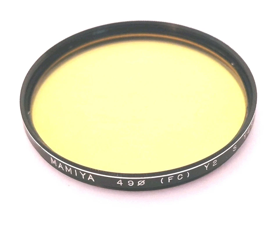 Mamiya 49mm Y2 (FC) S Y48.2 Yellow Filter For Black & White Photography - Image 1 of 1