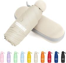 Travel Umbrella Portable Compact Umbrellas, Pocket Mini for Purse, Umbrellas for