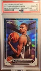 VICTOR WEMBANYAMA 2023-24 TOPPS CHROME ROOKIE BLUE BASKETBALL RC PSA 10 Q1569