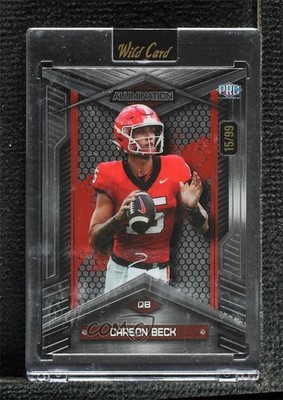 2024 Alumination Just The Hits Silver Mirror Foil 15/99 Carson Beck #BC-CB 7m3