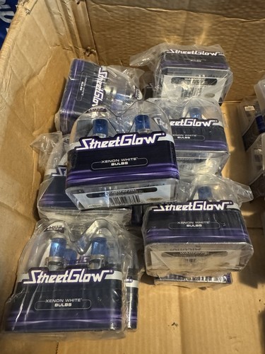 Lot Of 19 StreetGlow Xenon Headlight White Light Bulbs 65/55W LH13 - Picture 7 of 7