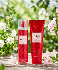 Bath  Body Works You're The One Set: 1x Fine Fragrance Mist  1x Cream