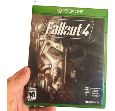 Fallout 4 - 2015 Microsoft Xbox One Game - With Vault-Tec Perks Chart UNTESTED
