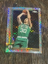 2025-26 Topps Chrome #14 Sam Hauser X-Fractor