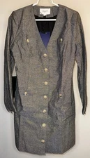 Pomander Place Tuckernuck Tweed Keira Dress In Coventry Metallic - Size Small