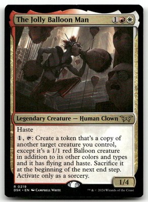 The Jolly Balloon Man #219 (LP) Duskmourn DSK Magic MTG