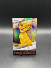 disney cards Simba Lion King Animation Classic Movies White Refractor
