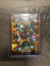 2021 Panini Prizm Draft Picks - Crusade Trey Lance #164 Orange Ice Prizm (RC)