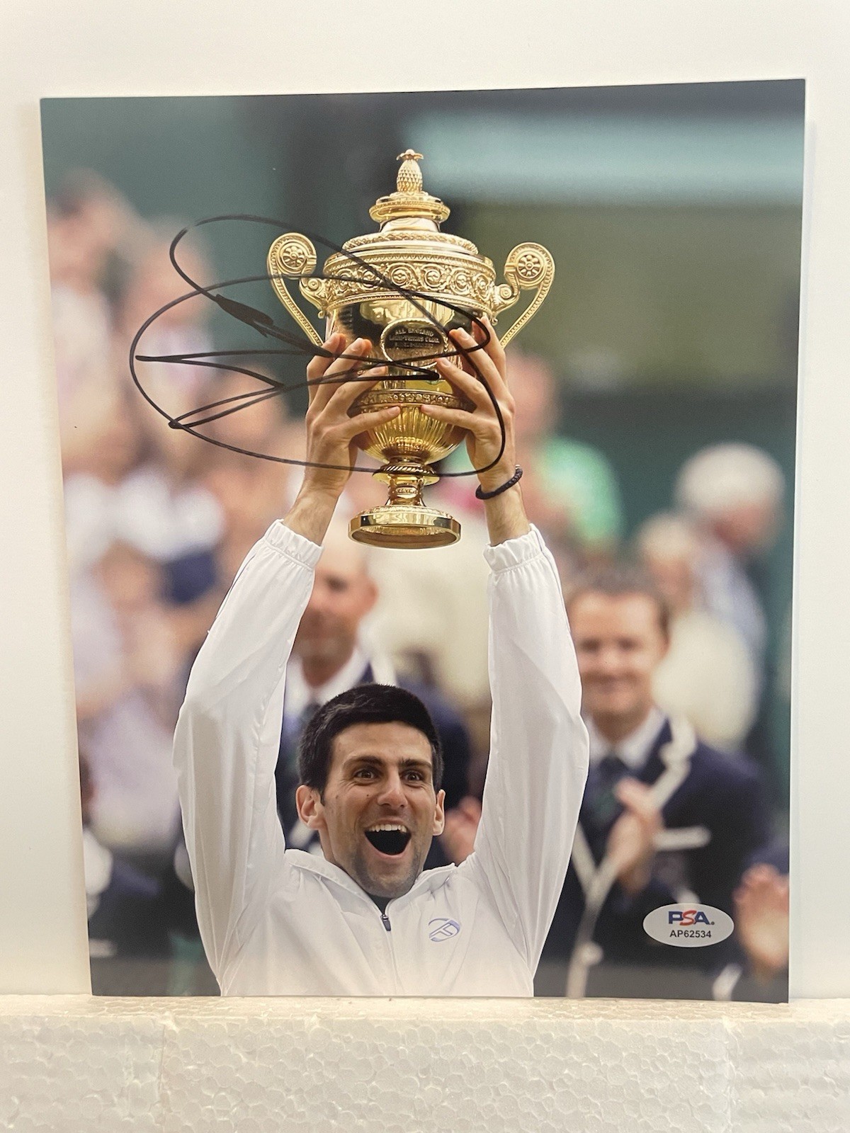 Novak Djokovic Signed 8x10 Photo PSA/DNA Autographed Tennis GOAT Wimbledon