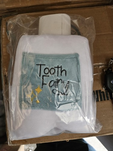 6" Tooth Fairy Pillow with Back Pocket - Soft Plush Stuffed Animal Toy for... - Afbeelding 3 van 6