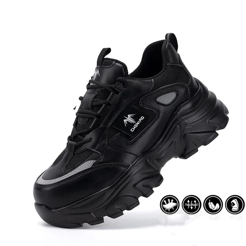 Nuove scarpe da lavoro donna cappuccio acciaio scarpe antinfortunistiche camminata scarpe protettive - taglia:36-44 - Foto 3 di 16