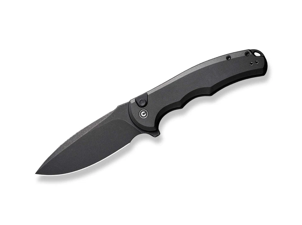 CIVIVI Button Lock Praxis Aluminum All Black EDC Taschenmesser Nitro-V C18026E-1 - Bild 1 von 4
