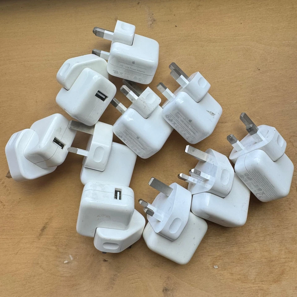 Job Lot Genuine Apple 10w A1357 USB Charger Adapter Plug UK iPhone / iPad -Watch - Image 4 of 4