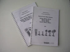THORLABS OPTICAL POWER METER MANUALS AND SPEC SHEETS  #1682