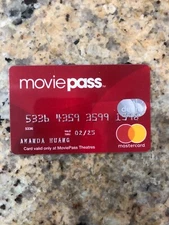 MoviePass RED Card Rare Memorabilia Collectors Item Unsigned